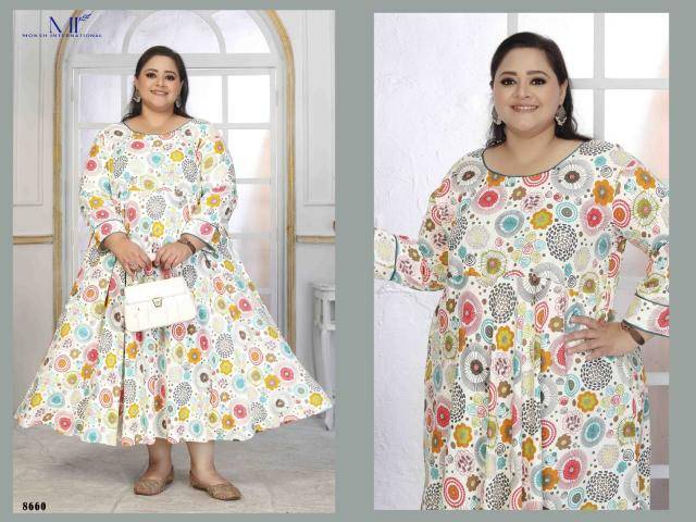 Moksh international plus size color vol 2 Kurti exporters