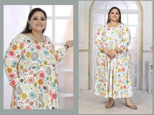 Moksh international plus size color vol 2 Kurti exporters
