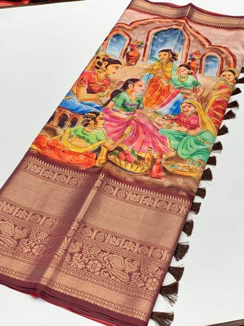 Keerthy banarasi silk Designer saree wholesale in Kolkata