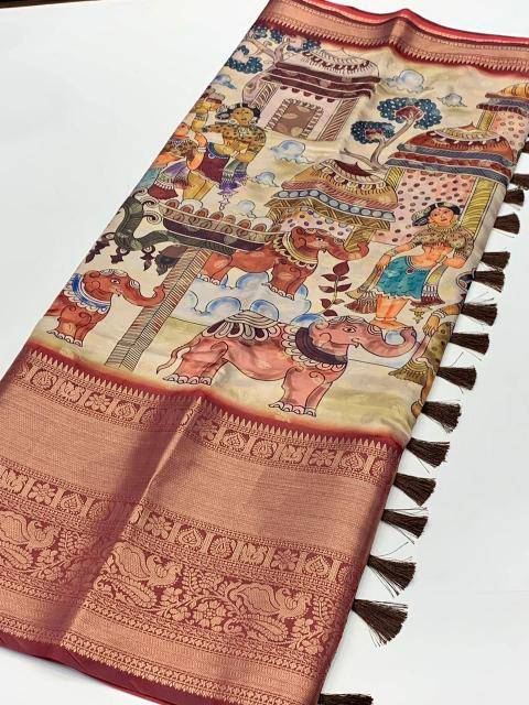 Keerthy banarasi silk Designer saree wholesale in Kolkata