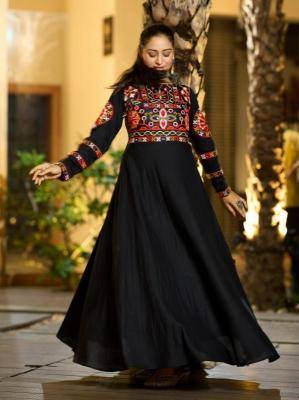 Navratri special rayon with mirror work Kurti bulk suppliers