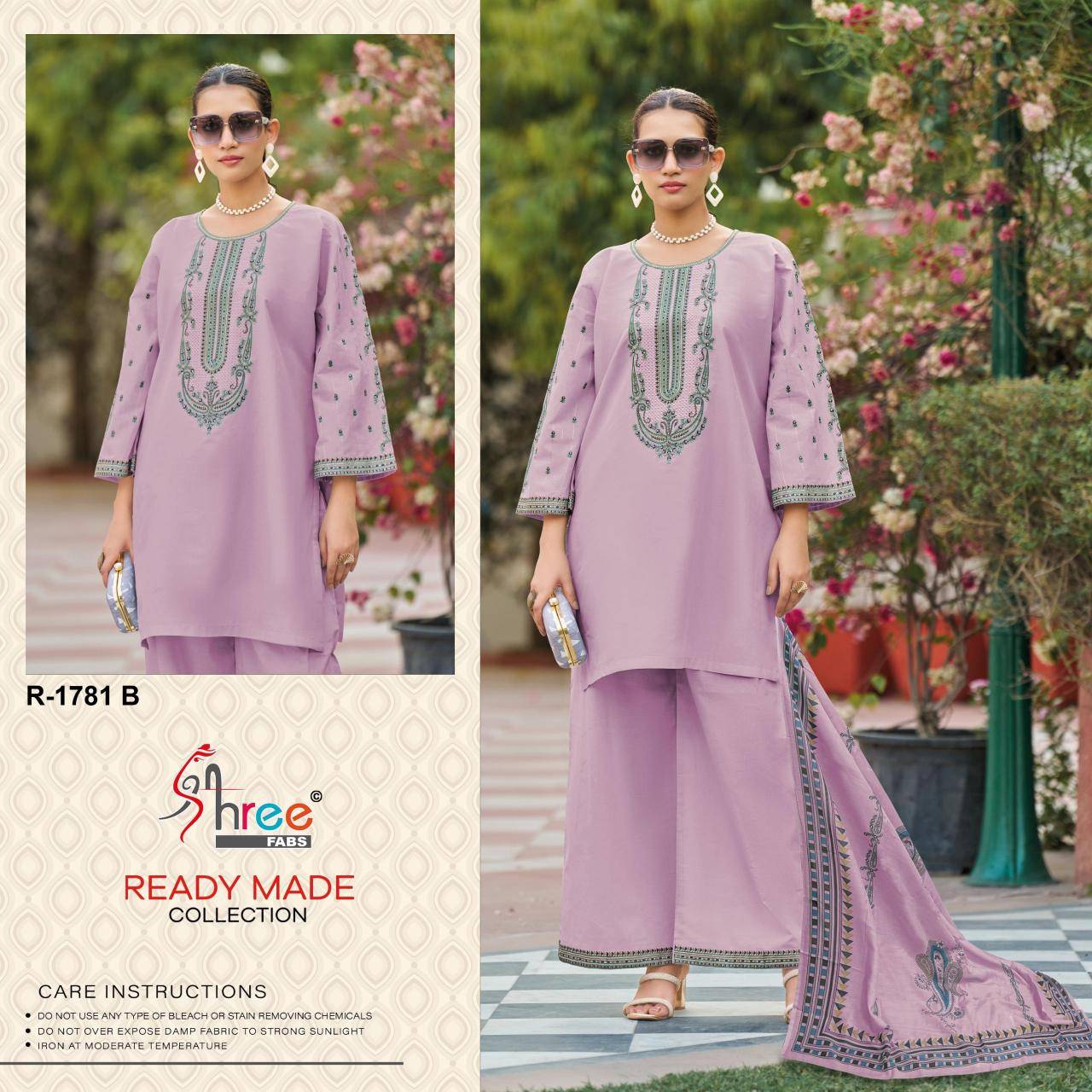 Shree fab desin 1781 readyment cottan collection 3 Kurti distributors in India