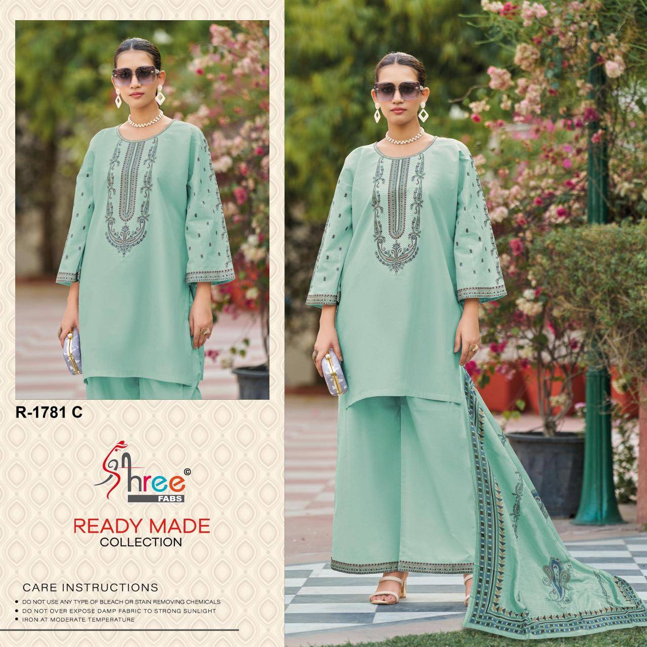 Shree fab desin 1781 readyment cottan collection 3 Kurti distributors in India