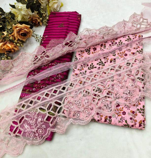 Shree fab sada bahar cutwork collection nx Indian dress materials