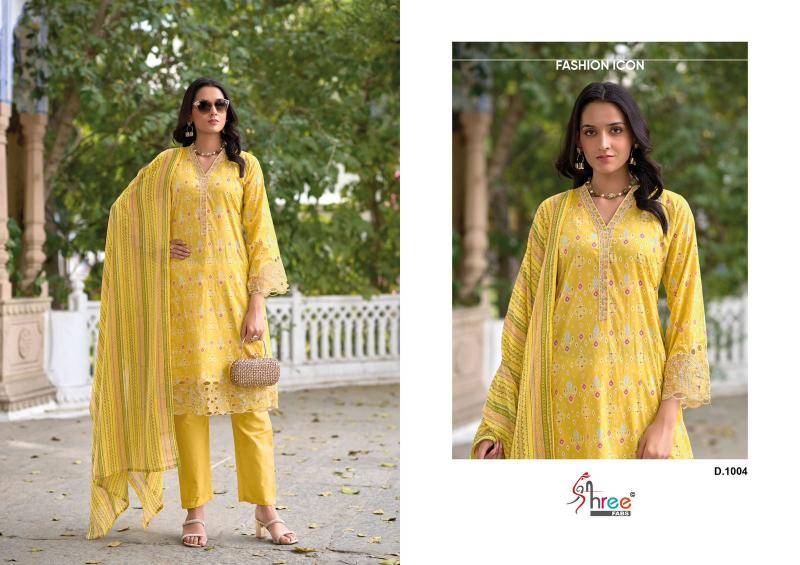 Shree fab sada bahar cutwork collection nx Indian dress materials