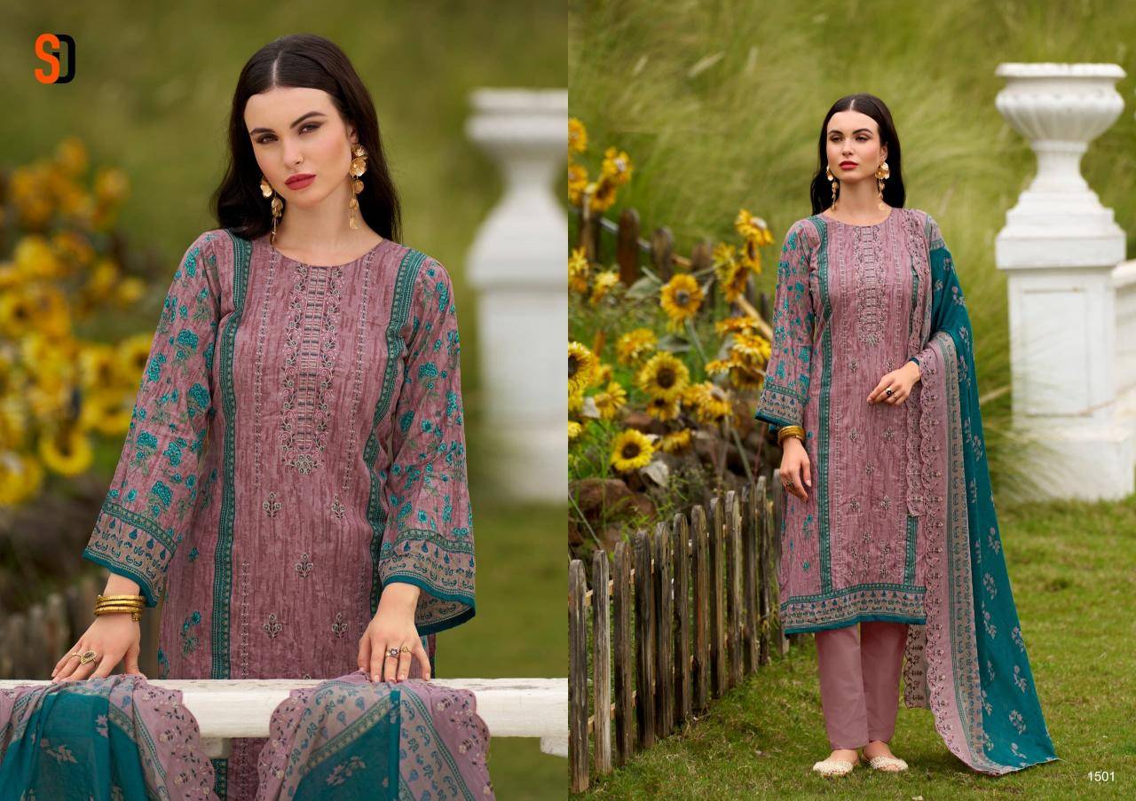 Sharadddha designer bin saeed vol 15 Wholesale dress materials online