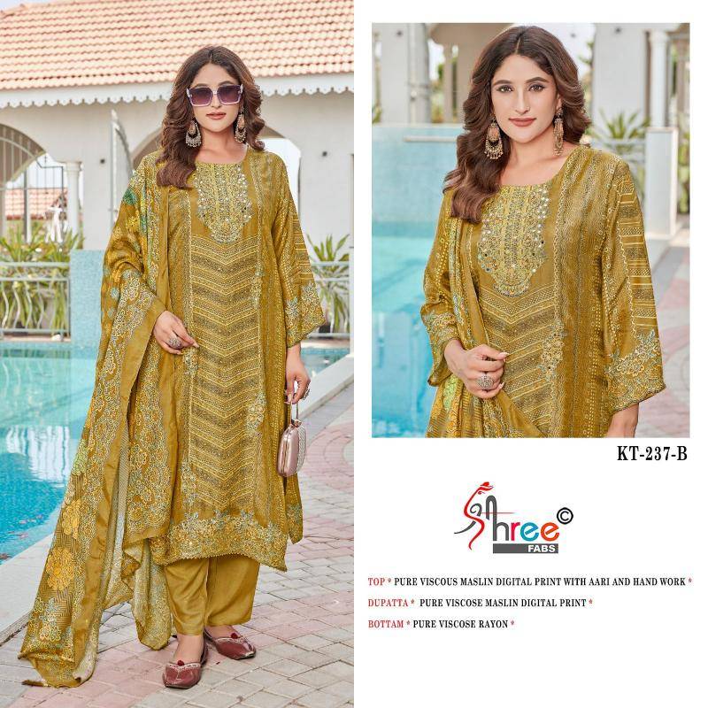 Shree fab d.no-KT-237 Designer dress materials