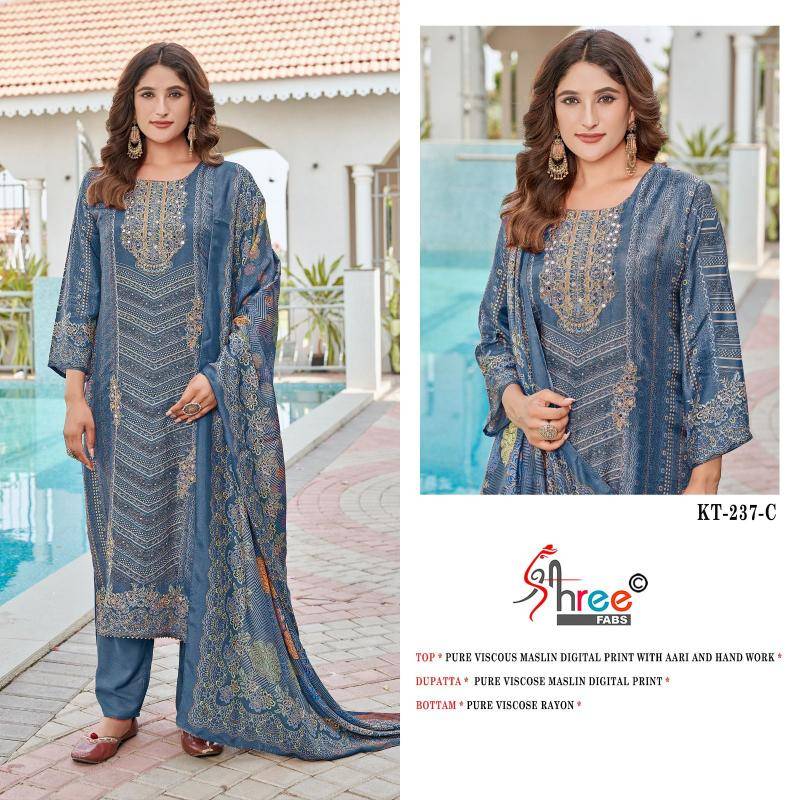 Shree fab d.no-KT-237 Designer dress materials