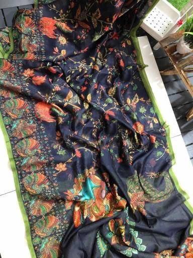 Linen digital print Wholesale saree supplier in Gujarat