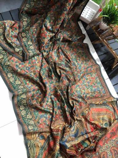 Linen digital print Wholesale saree supplier in Gujarat