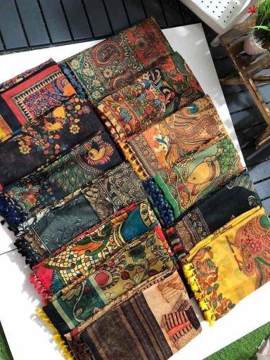 Linen digital print Wholesale saree supplier in Gujarat