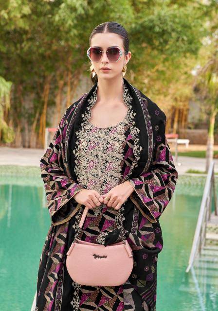 Alok suit black diamond 10 Dress materials manufacturers in India
