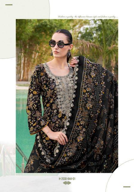 Alok suit black diamond 10 Dress materials manufacturers in India