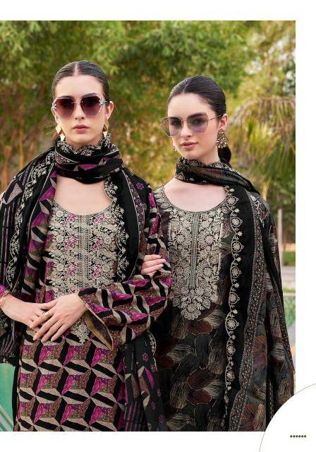 Alok suit black diamond 10 Dress materials manufacturers in India