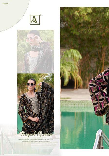 Alok suit black diamond 10 Dress materials manufacturers in India