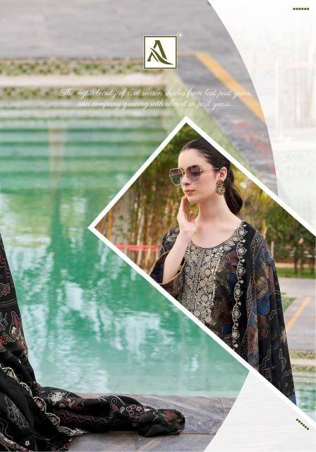 Alok suit black diamond 10 Dress materials manufacturers in India
