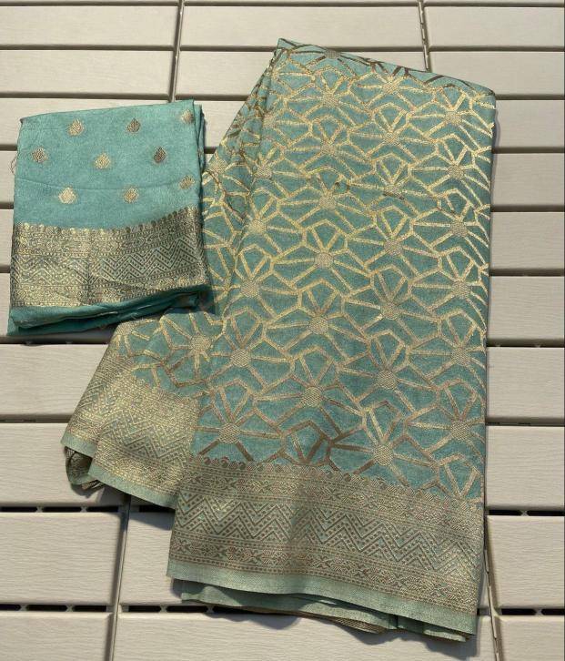 Pure khadi silk rich zari Saree wholesalers in Bhavnagar