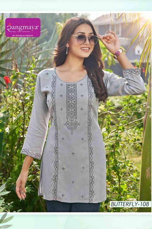 Rangmaya butterfly Kurti exporter in India