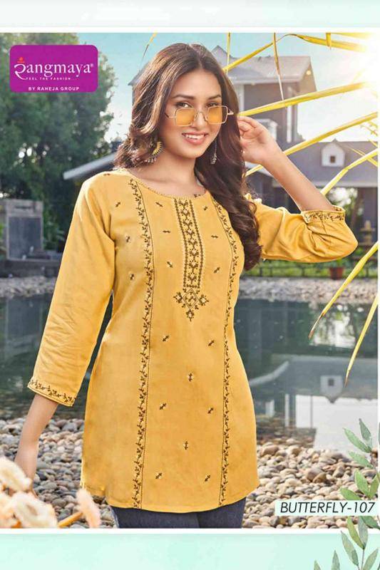 Rangmaya butterfly Kurti exporter in India