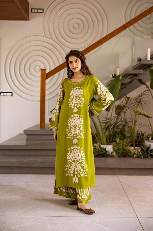 Karma german rayon printed Kurti exporter in India