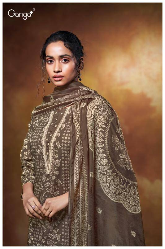 Ganga xara 3634 Wholesale dress material catalogue