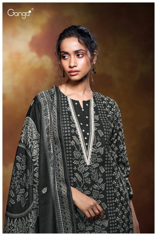 Ganga xara 3634 Wholesale dress material catalogue