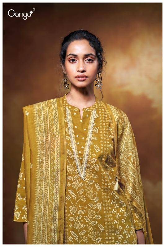 Ganga xara 3634 Wholesale dress material catalogue