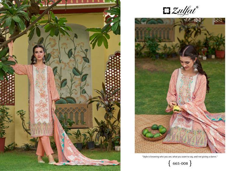 Zulfat designer suits venisha vol 2 Dress materials wholesale market