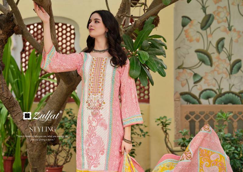 Zulfat designer suits venisha vol 2 Dress materials wholesale market