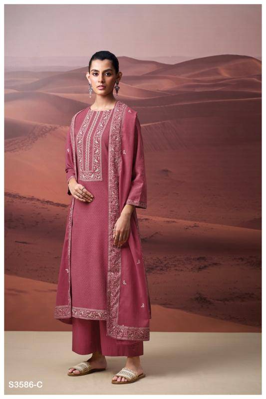 Ganga naysa 3586 Bulk dress materials in India