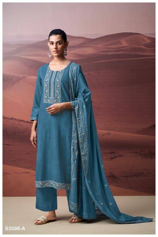 Ganga naysa 3586 Bulk dress materials in India