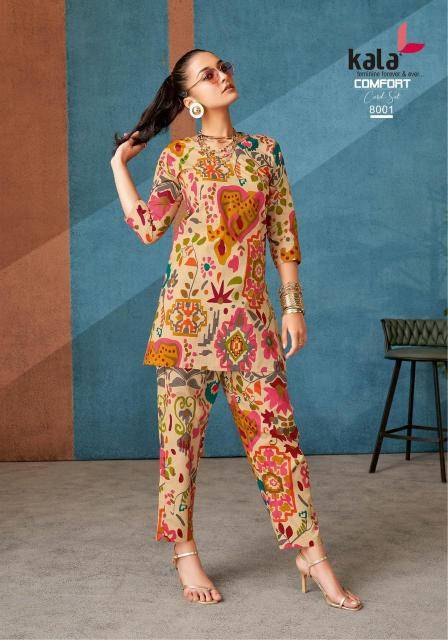 Kala comfort vol-3 co ord set Ladies Kurti Manufacturers in Surat