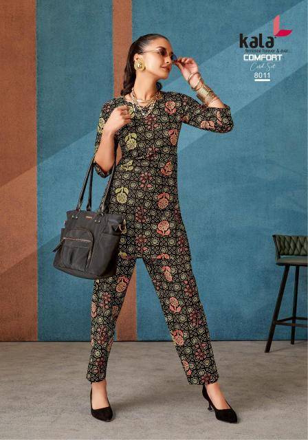 Kala comfort vol-3 co ord set Ladies Kurti Manufacturers in Surat