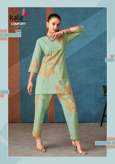 Kala comfort vol-3 co ord set Ladies Kurti Manufacturers in Surat