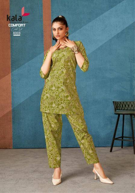 Kala comfort vol-3 co ord set Ladies Kurti Manufacturers in Surat