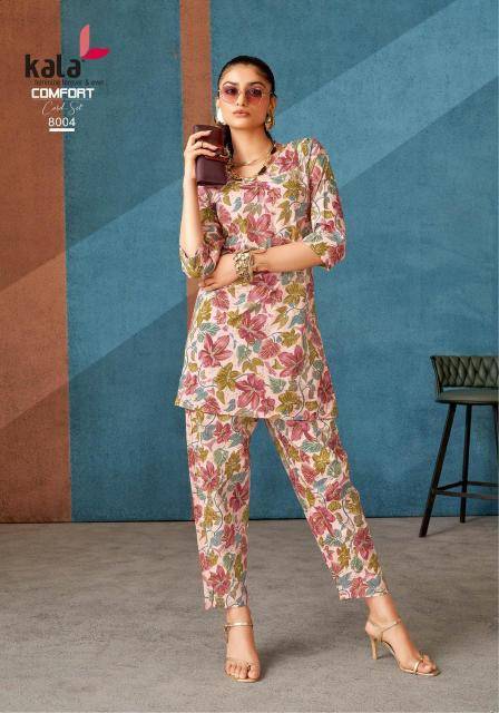 Kala comfort vol-3 co ord set Ladies Kurti Manufacturers in Surat