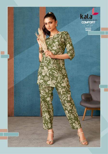 Kala comfort vol-3 co ord set Ladies Kurti Manufacturers in Surat