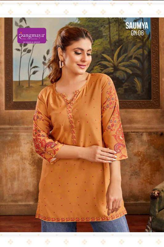 Rangmaya saumya Kurti Wholesalers in Surat