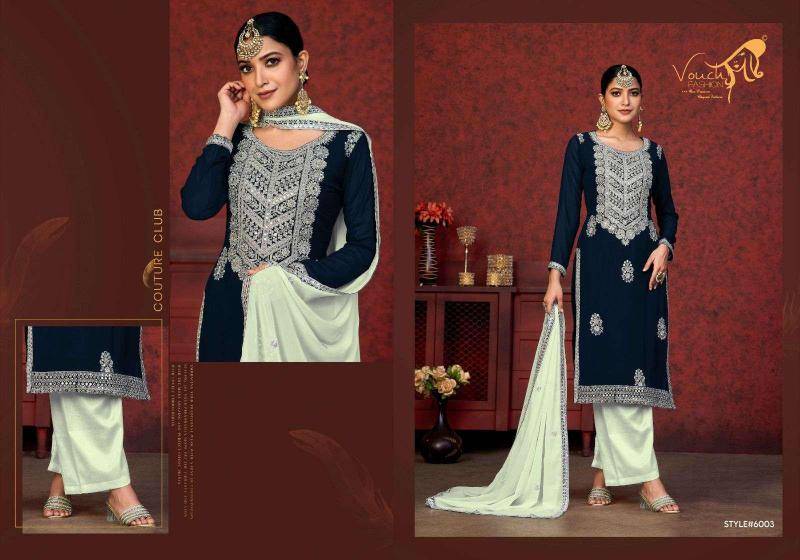 Vouch noor mahal vol 1 Wholesale dress materials in Delhi