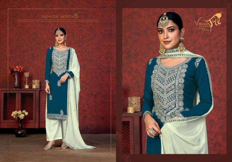 Vouch noor mahal vol 1 Wholesale dress materials in Delhi