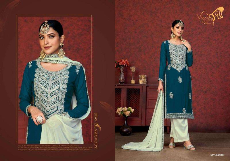 Vouch noor mahal vol 1 Wholesale dress materials in Delhi