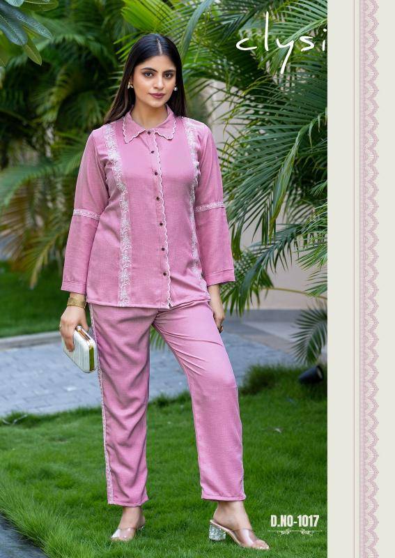Clysi iris viscose slub coord sets Kurti distributor in Ahmedabad