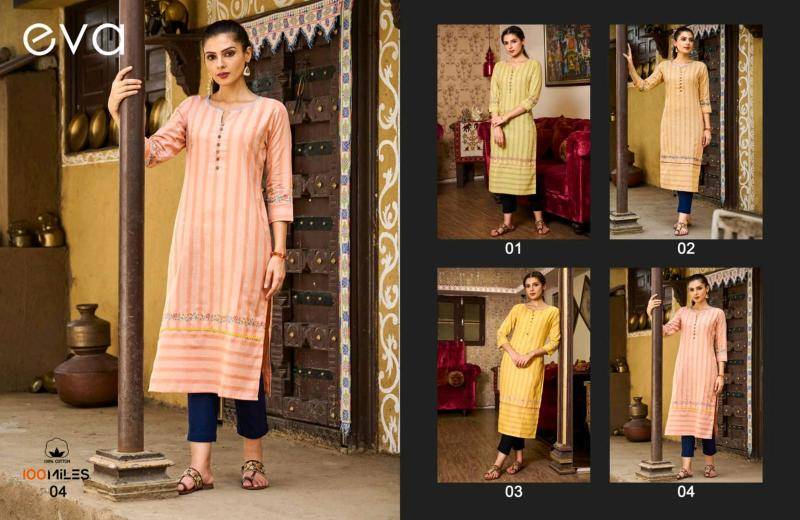 100miles eva self Kurti exporter in Ahmedabad