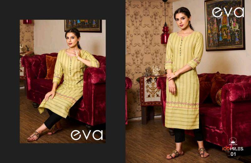100miles eva self Kurti exporter in Ahmedabad