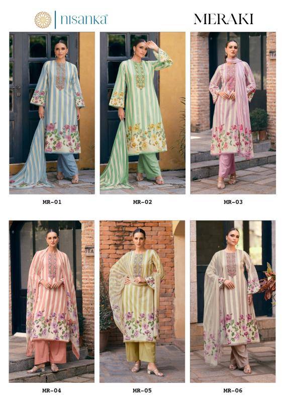 Meraki nisanka Dress material wholesale market Delhi