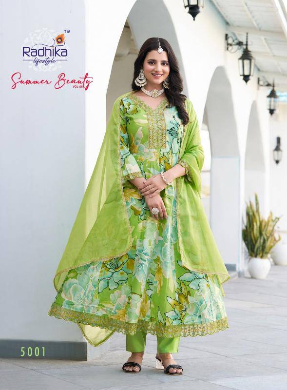 Radhika lifestyle summer beauty vol 5 Kurti factory in Ahmedabad