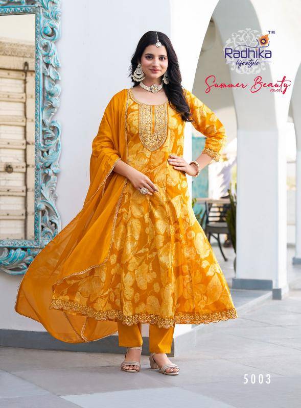 Radhika lifestyle summer beauty vol 5 Kurti factory in Ahmedabad
