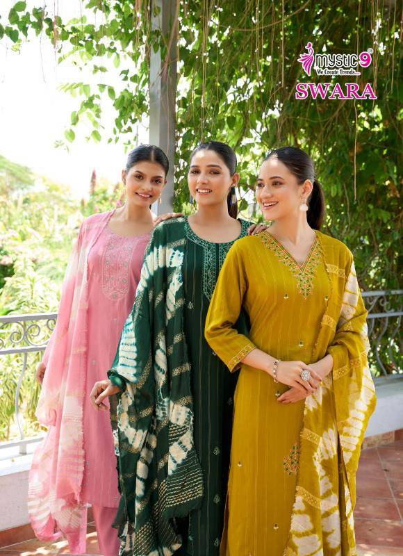 Mystic9 swara vol 3 Kurti boutique in Ahmedabad
