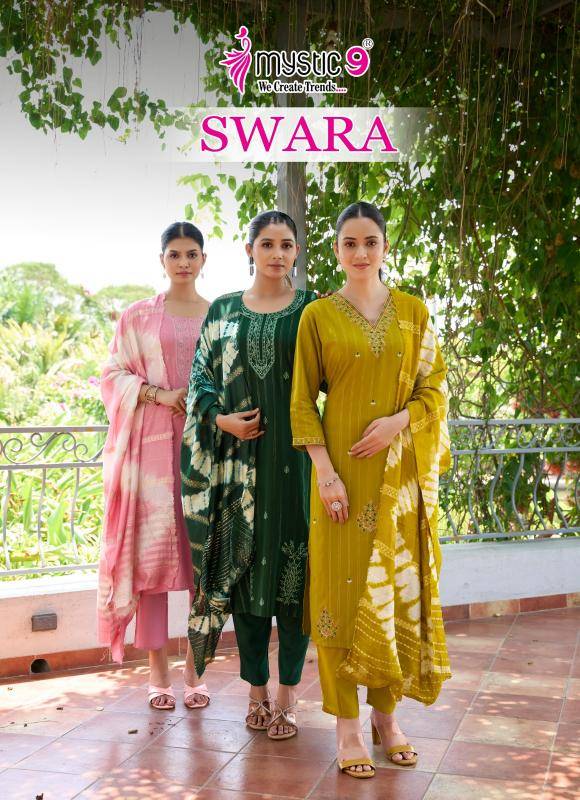 Mystic9 swara vol 3 Kurti boutique in Ahmedabad