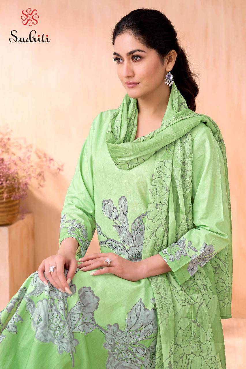 Sudriti olivia Surat printed dress materials wholesale